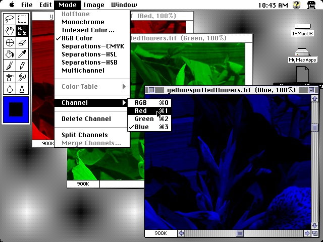 Adobe Photoshop 0.63 - RGB